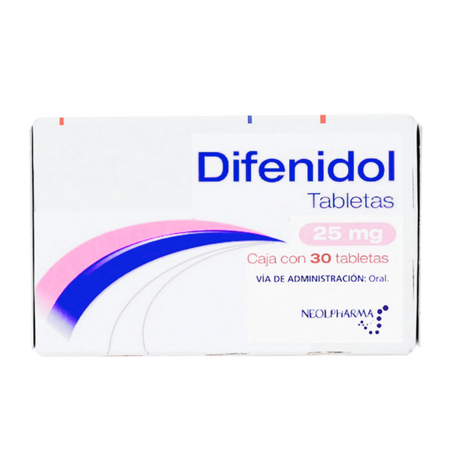 DIFENIDOL (NEOLPHARMA) 25MG C/30 TAB