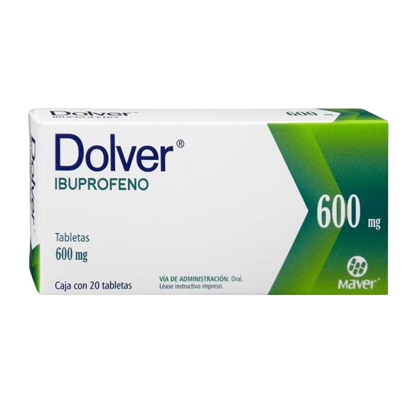 DOLVER (IBUPROFENO) 600MG C/10 TAB