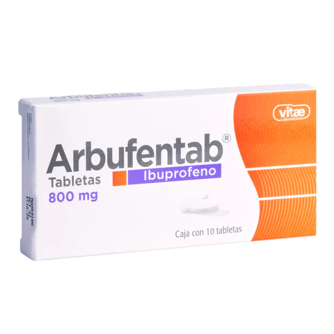 Abufentab (Ibuprofeno) 800mg c/10 tabletas
