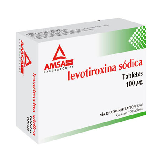 LEVOTIROXINA SODICA (AMSA) 0.1MGC C/100 TAB