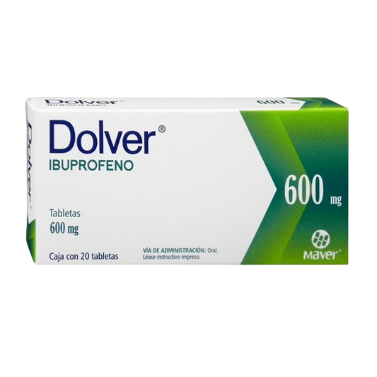 DOLVER (IBUPROFENO) 600MG C/10 TAB