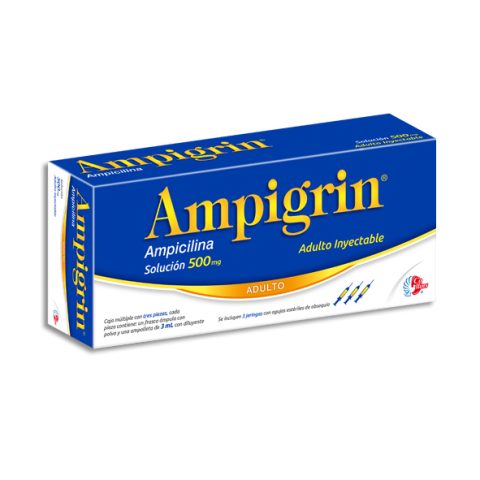 AMPICILINA AMPIGRIN SOLUCIÓN 500MG - Regiofarma - Farmacia A Domicilio